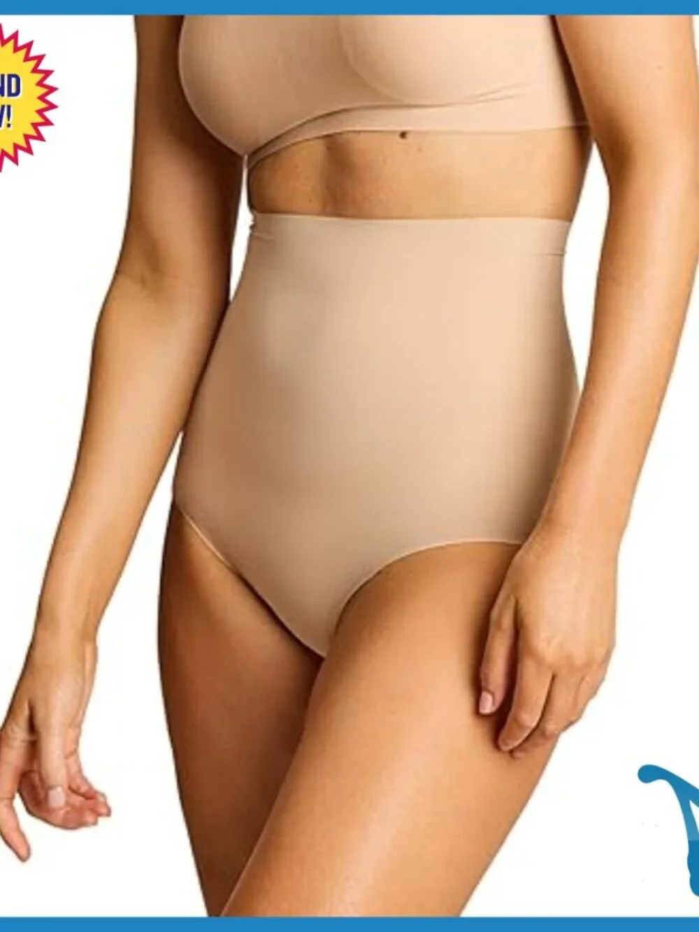 Seamless Control Briefs XS Light Compression Shapewear Tummy Panel